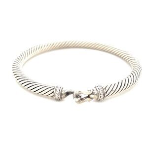 D.Y. 925 Diamond Buckle Bracelet